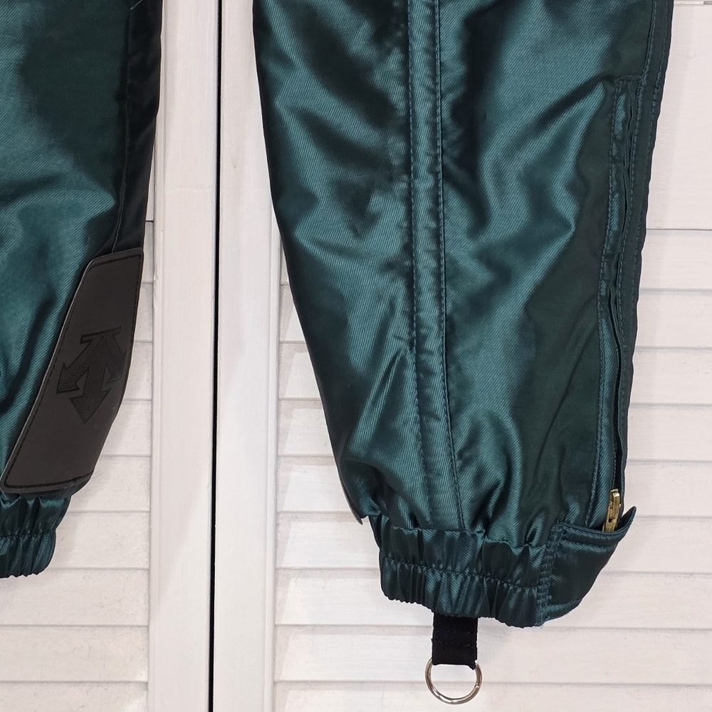 Descente Teal Ski Pants Golden Accents Size XS Weather Proof Perfect Condition - Picture 5 of 12
